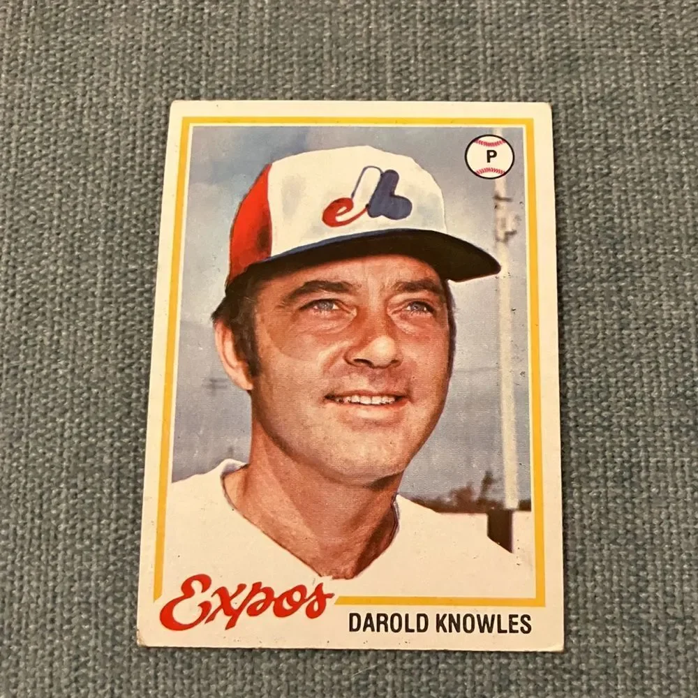 1978 Topps Montreal Expos Baseball Card Trading Card